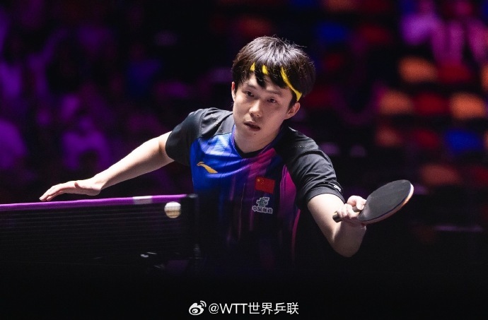 王楚钦夺得, 双方在场上, 男单冠军 王楚钦夺得, 双方在场上, 男单冠军